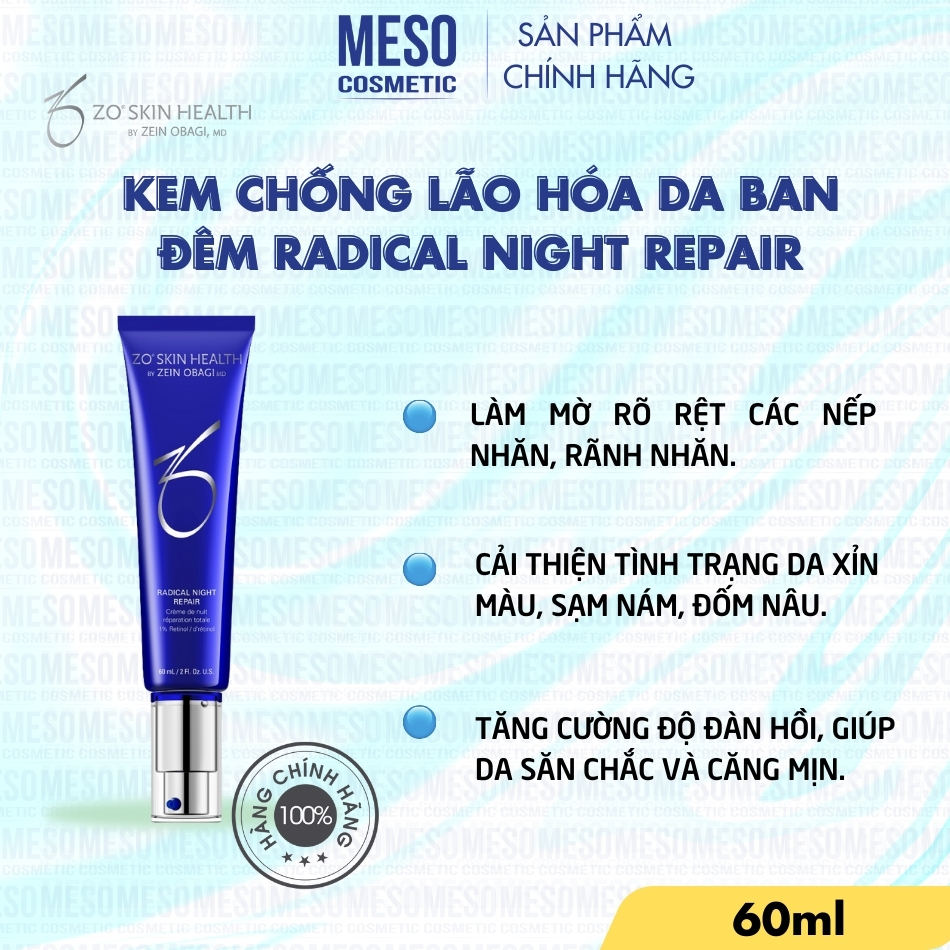 Kem chống lão hóa da ban đêm RADICAL NIGHT REPAIR